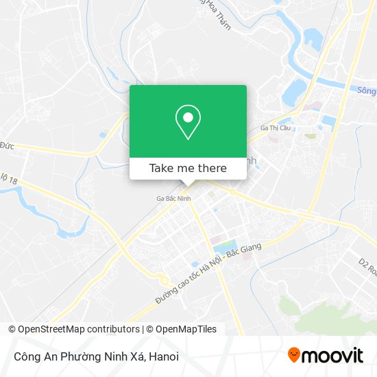 Công An Phường Ninh Xá map