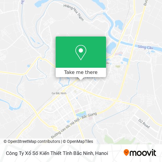 Công Ty Xổ Số Kiến Thiết Tỉnh Bắc Ninh map