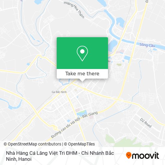 Nhà Hàng Cá Lăng Việt Trì ĐHM - Chi Nhánh Bắc Ninh map