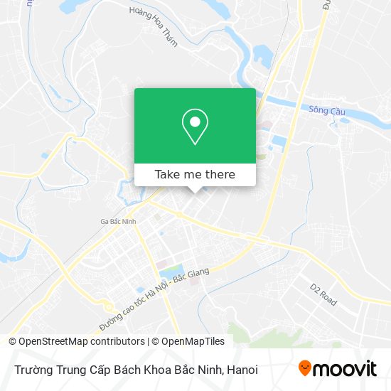 Trường Trung Cấp Bách Khoa Bắc Ninh map