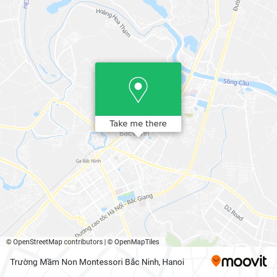 Trường Mầm Non Montessori Bắc Ninh map