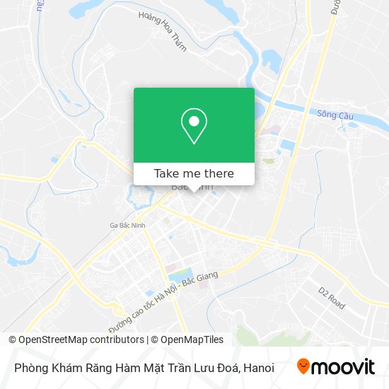 Phòng Khám Răng Hàm Mặt Trần Lưu Đoá map