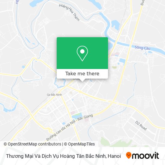 Thương Mại Và Dịch Vụ Hoàng Tân Bắc Ninh map