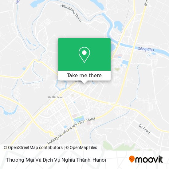 Thương Mại Và Dịch Vụ Nghĩa Thành map