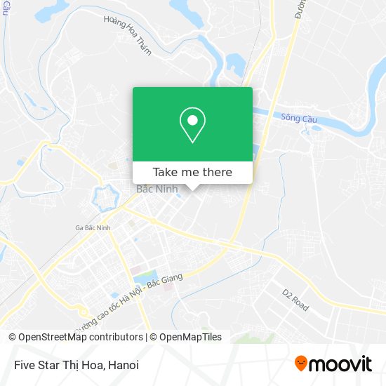 Five Star Thị Hoa map