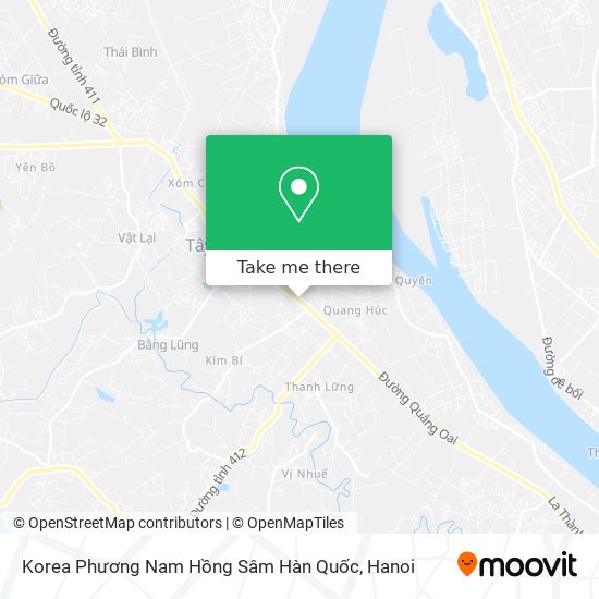 Korea Phương Nam Hồng Sâm Hàn Quốc map