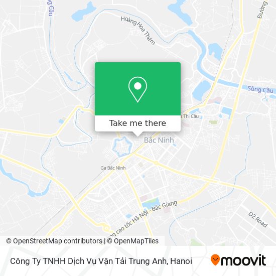 Công Ty TNHH Dịch Vụ Vận Tải Trung Anh map