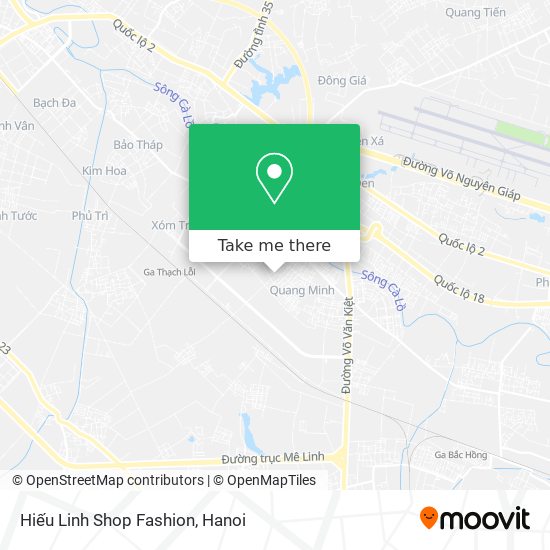 Hiếu Linh Shop Fashion map