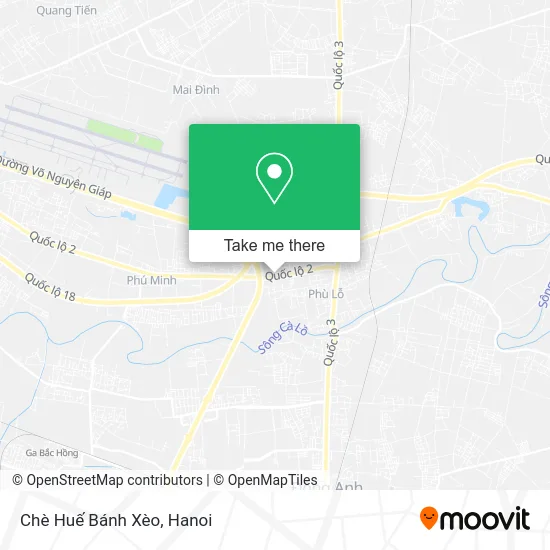 Chè Huế Bánh Xèo map