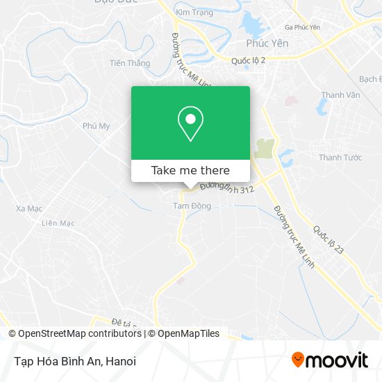 Tạp Hóa Bình An map