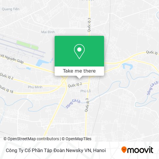 Công Ty Cổ Phần Tập Đoàn Newsky VN map