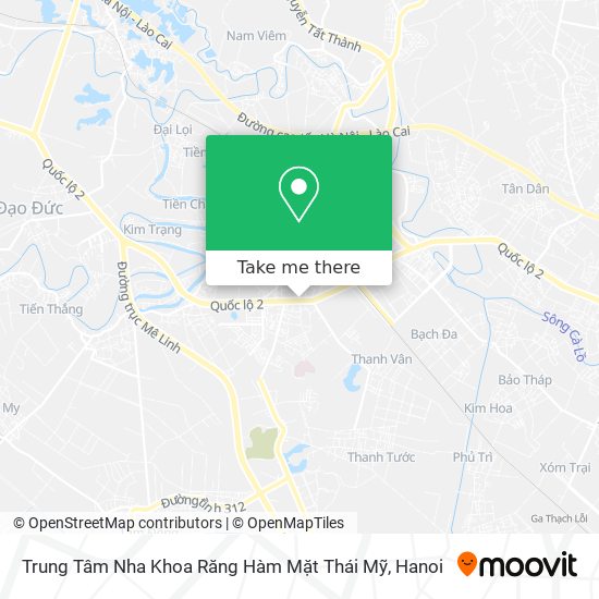 Trung Tâm Nha Khoa Răng Hàm Mặt Thái Mỹ map