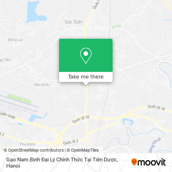 Gạo Nam Bình Đại Lý Chính Thức Tại Tiên Dược map