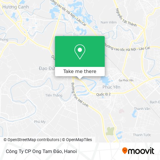 Công Ty CP Ong Tam Đảo map