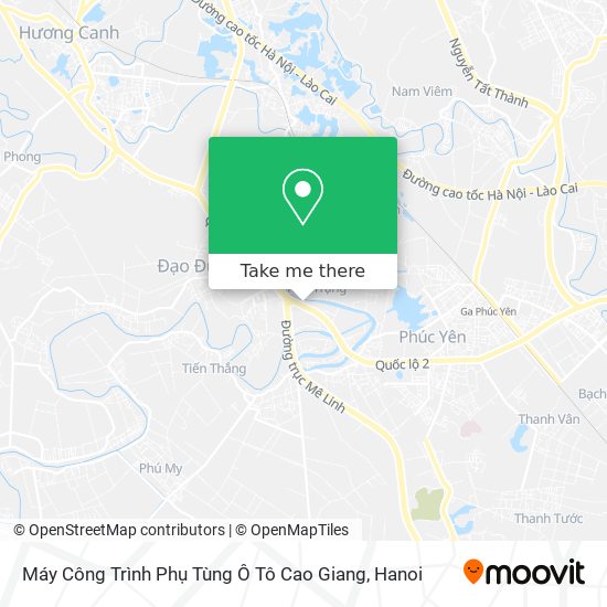 Máy Công Trình Phụ Tùng Ô Tô Cao Giang map