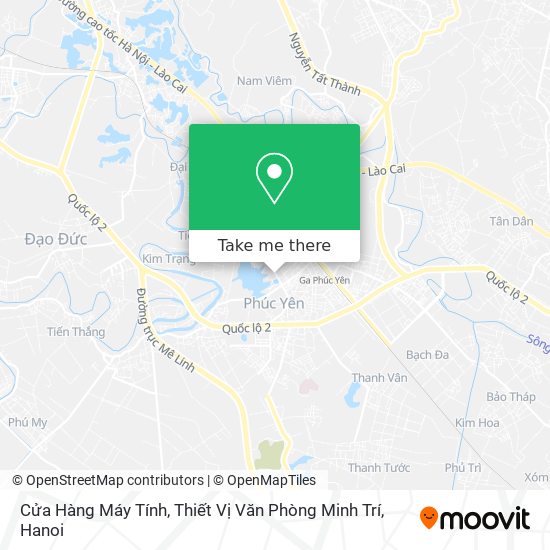 Cửa Hàng Máy Tính, Thiết Vị Văn Phòng Minh Trí map