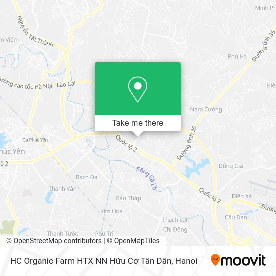 HC Organic Farm HTX NN Hữu Cơ Tân Dân map