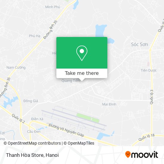 Thanh Hòa Store map