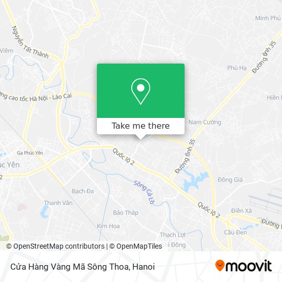 Cửa Hàng Vàng Mã Sông Thoa map