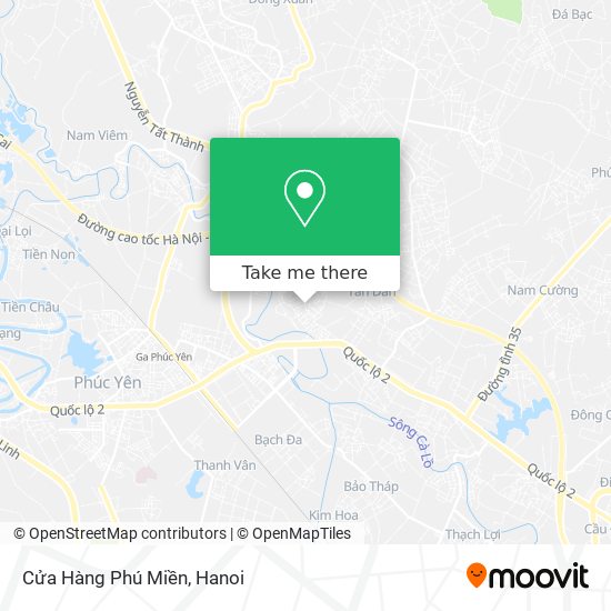 Cửa Hàng Phú Miền map