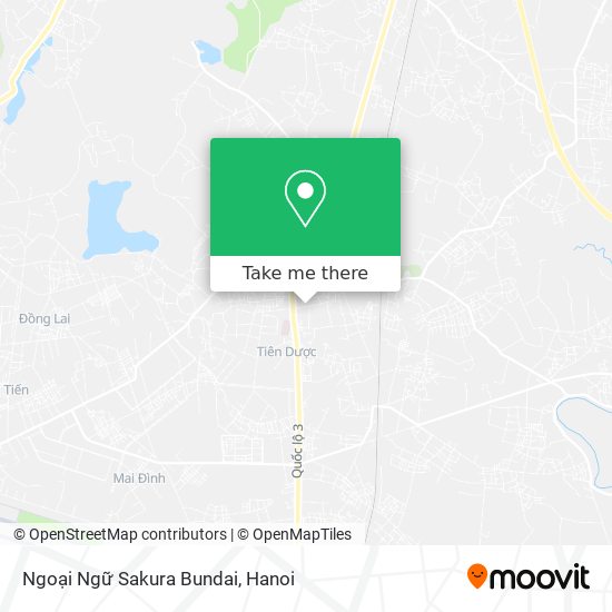 Ngoại Ngữ Sakura Bundai map