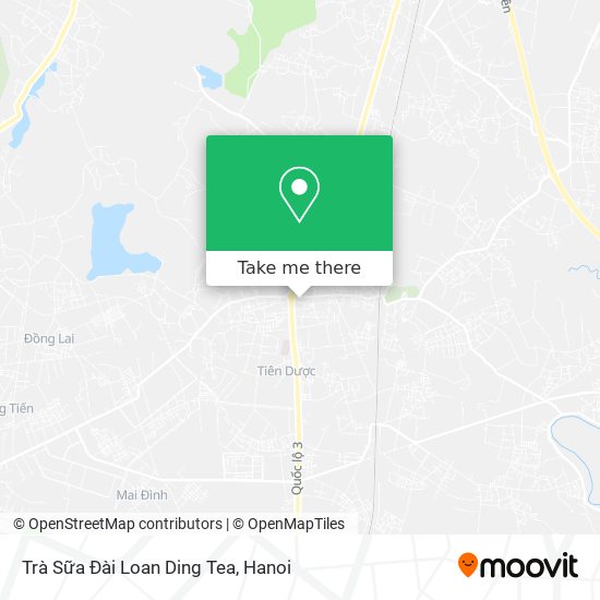 Trà Sữa Đài Loan Ding Tea map