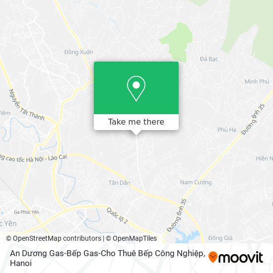 An Dương Gas-Bếp Gas-Cho Thuê Bếp Công Nghiệp map