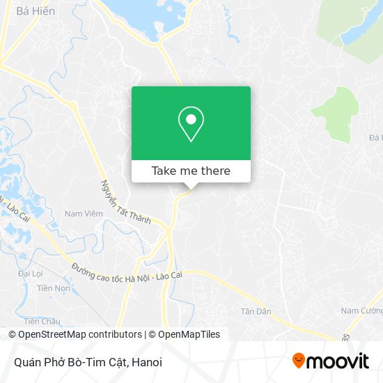 Quán Phở Bò-Tim Cật map