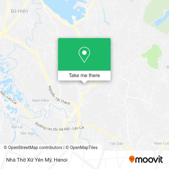 Nhà Thờ Xứ Yên Mỹ map