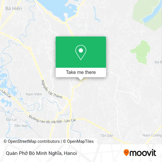Quán Phở Bò Minh Nghĩa map