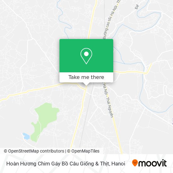 Hoàn Hương Chim Gáy Bồ Câu Giống & Thịt map