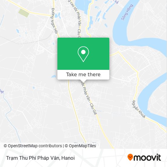 Trạm Thu Phí Pháp Vân map