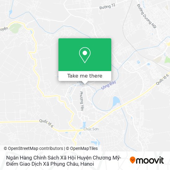 Ngân Hàng Chính Sách Xã Hội Huyện Chương Mỹ-Điểm Giao Dịch Xã Phụng Châu map