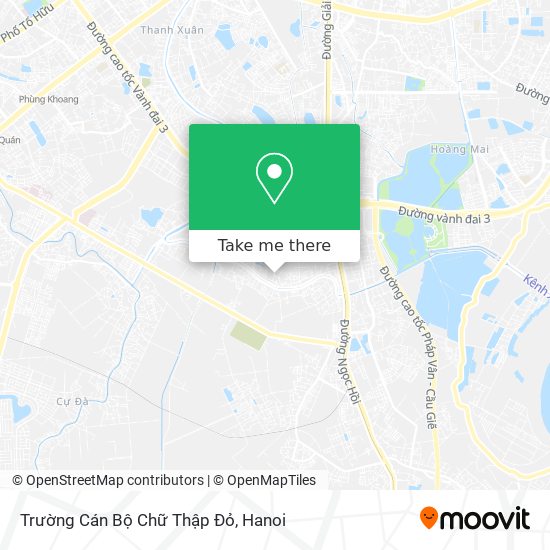 Trường Cán Bộ Chữ Thập Đỏ map