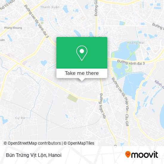 Bún Trứng Vịt Lộn map
