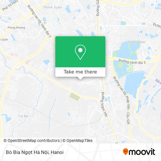 Bò Bía Ngọt Hà Nội map
