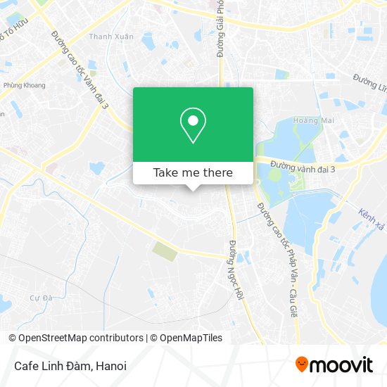 Cafe Linh Đàm map