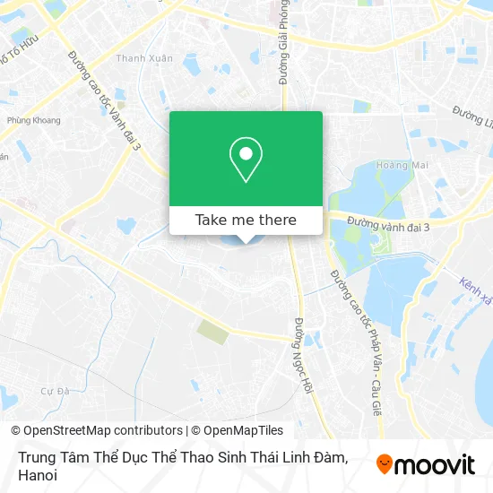 Trung Tâm Thể Dục Thể Thao Sinh Thái Linh Đàm map