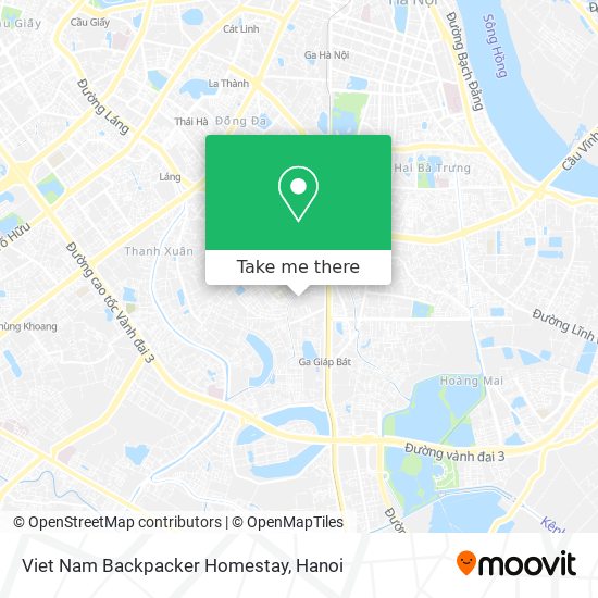 Viet Nam Backpacker Homestay map