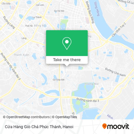 Cửa Hàng Giò Chả Phúc Thành map