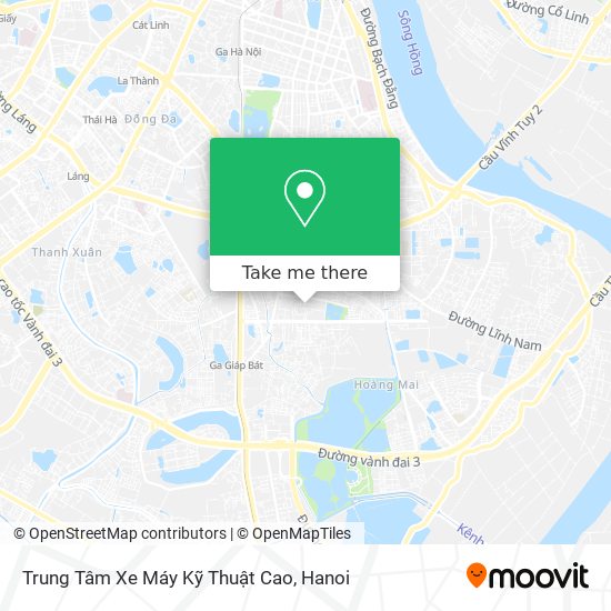 Trung Tâm Xe Máy Kỹ Thuật Cao map