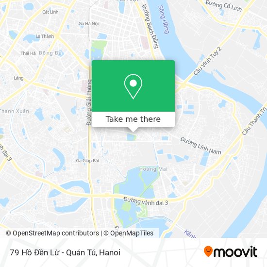79 Hồ Đền Lừ - Quán Tú map