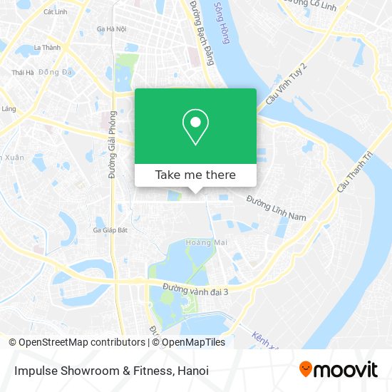 Impulse Showroom & Fitness map