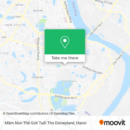 Mầm Non Thế Giới Tuổi Thơ Disneyland map