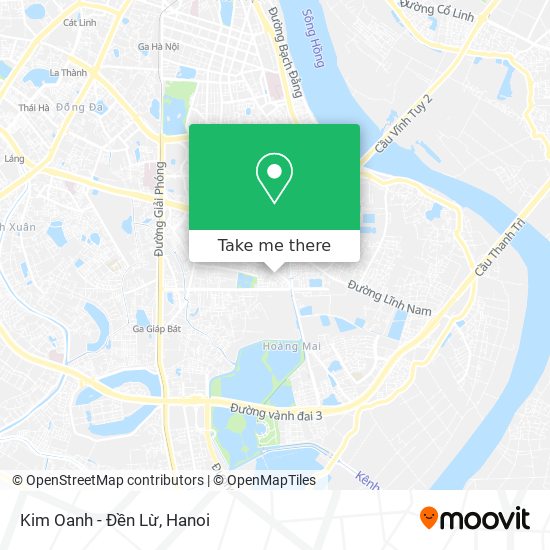 Kim Oanh - Đền Lừ map