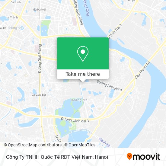 Công Ty TNHH Quốc Tế RDT Việt Nam map