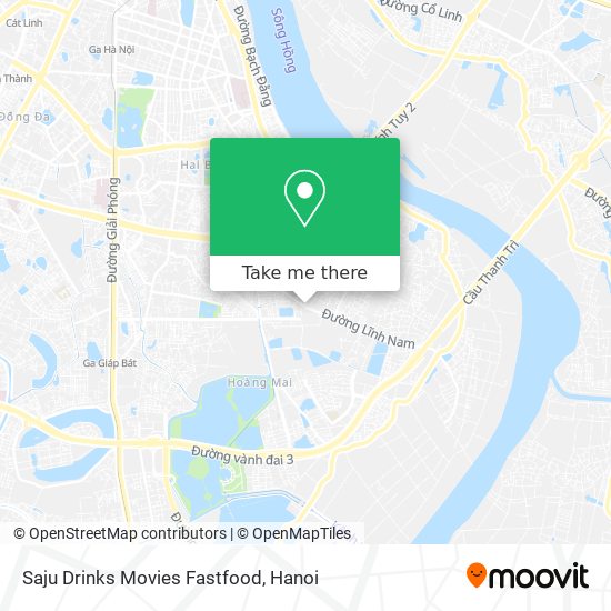 Saju Drinks Movies Fastfood map