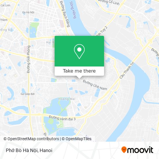 Phở Bò Hà Nội map