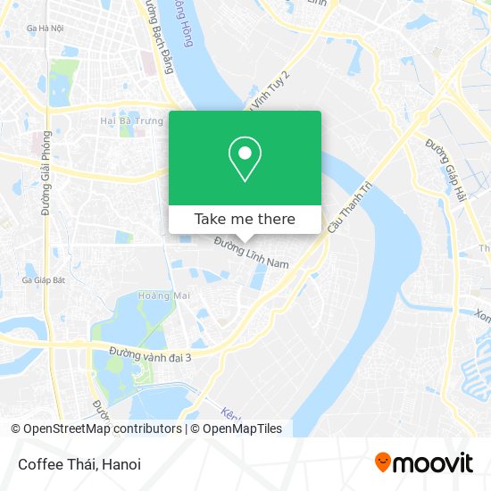 Coffee Thái map