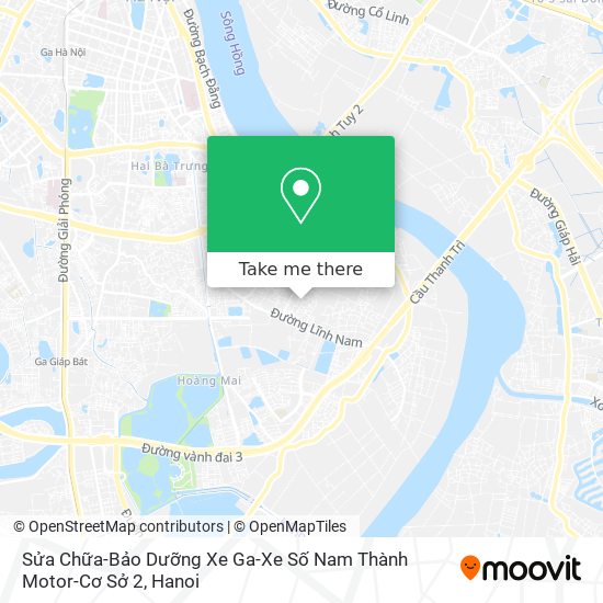 Sửa Chữa-Bảo Dưỡng Xe Ga-Xe Số Nam Thành Motor-Cơ Sở 2 map